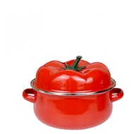 Enameled Saucepan Household Kitchen Cookware Cooking Noodle Stew Soup Boiling Water Pot