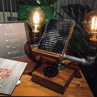 曙MUSE 工業風雙燈泡燈座 小物 擺飾 燈具 燈泡 燈飾 USB 鎢絲 禮