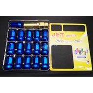 SPORT RIM NUT BLUE COLOUR M12X1.5