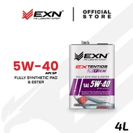 EXN Lube Extentios 5W-40 Molyracing Fully Synthetic PAO & Ester Engine Oil API SP ACEA C3 - SIRIM Ce