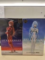 SPM EVA 明日香 凌波麗 手辦景品兩盒