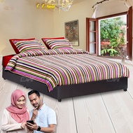 Swiss Foundation Leather Divan / Divan Bed / Bedframe Katil Bed Frame