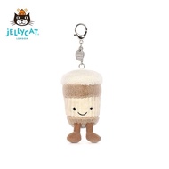 【不正包退】英國Jellycat趣味咖啡隨行杯造型公仔鑰匙扣包包掛飾 香港現貨