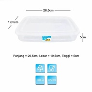 2000ML CLEAR LUNCH BOX 2000ML CLEAR BOX KMP FOOD STORAGE BOX