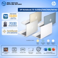 HP Laptop 15-fc0584AU / 15-fc0585AU / 15-fc0586AU / 15-fc0587AU / Ryzen 3-7320U / 8GB 512GB SSD / WI