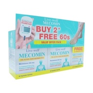 Live-well Mecomin Mecobalamin 500mcg x 180's + 60's Capsules