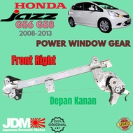 Used Power Window Gear Front Right Driver Side Fit For HONDA Jazz GE6 GE8 6 pins