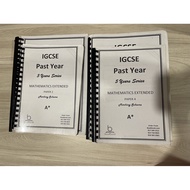 IGCSE Past Year Papers: Maths Extended Papers 0580 - 5 Years, 3 Variants (Oct/Nov 2012 - May/June 20