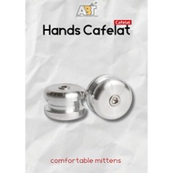 ****** Hands Cafelat Robot Gloves Helps In Pressing The Manual Espresso