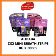 CCS Alibaba Zizi Mini Breath Strips Passion Fruit / Strawberry Flavor ( 8g x 20pcs )
