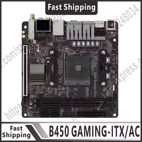B450 B450M motherboard B450 GAMING-ITX/AC SOCKET AM4 supports Ryzen 5000 G series CPU 2xDDR4 PCIe 3.