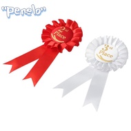 PENELO Ribbon Award Set, Recognition Ribbons Blue,Red,White Rosette Ribbon, Honorable Ribbon