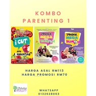 Kombo Buku Parenting: I Cut Apple A Parenting & Projek Mega Dalam Rumah Siri 1 & 2