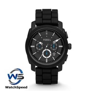 Fossil FS4487 Machine Chronograph Black Silicone Men's Watch