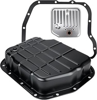 46RE 47RE 48RE Engine Oil Pan with Drain Plug Gasket & Filter Compatible with Dodge Ram 1500 2500 35