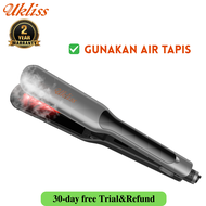Ukliss Steam Hair Straightener Ceramic Plate 230°C Adjustable Temperature Hair Care Ionic Ion Techno