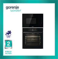 เตาอบลมร้อน & ไมโคเวฟ เตาอบ Wi-Fi ฟังก์ชั่นไอน้ำ (Model: BSA6747A04BGWI & BMI251SG3BG) - Gorenje