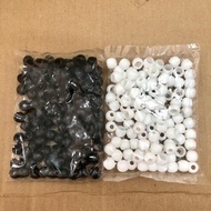 Stopper Tali Kur Lobi Lobi / stoper ujung talikur plastik isi 120 pcs / bahan craft alat jahit