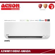 [ Delivered by Seller ] ACSON 1.0HP REINO Inverter Air Conditioner / Aircond / Air Cond R32 WiFi (A3WMY10BNF/A3LCY10BN)