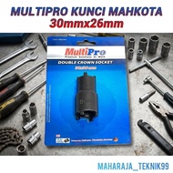 MATA MULTIPRO Crown Socket Wrench 30 x 26 mm Double Crown Socket