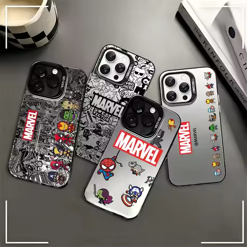 A-Avengers Superheroes Phone Case For iPhone 17 17e 16e 16 15 14 13 12 mini Pro Max X XR 8 7 Air Plu