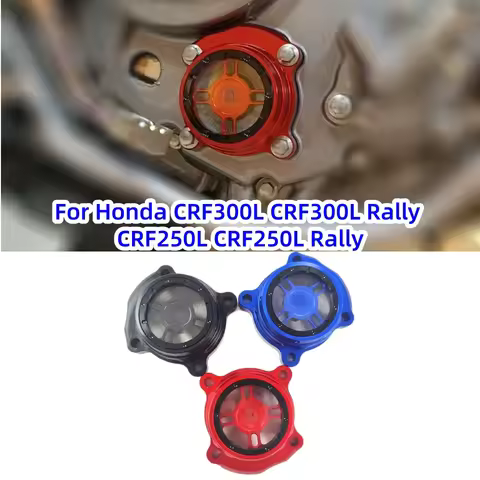 CRF300L R CRF250L R Oil Filter Cover Motorcycle Engine Accessory Part For Honda CRF300L CRF300L-Rall