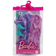 Ken &amp; Barbie #HBV31 _ 芭比娃娃衣服配件 - 2022 環保時尚服裝 - 絞染粉洋裝