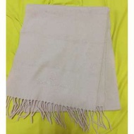 9.8成新 Vivienne Westwood 粉色羊毛圍巾