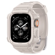 SPIGEN เคสกับสายสำหรับ Apple Watch Ultra 3/2/1 (49mm) [Rugged Armor Pro] Flexible Layer Defends Agai