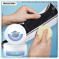 MAGICIAN1 Shoes Cleaning Cream, White Color Strong Cleaning Power White Shoe Cleaner, Portable Stain Removal Easily Removes Black Edges Easy To Use Shoe Cleaner Kit Shoes