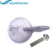 6J9-45371-00 6J9-45371-01 6K1-45371-02 Trim Tab Skeg Anode for Yamaha Outboard Engine 115HP 150HP 17