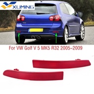 XM Rear Bumper Tail Turn Signal Reflector Fog Lamp Cover For VW Golf V 5 MK5 R32 2005 2006 2007 2008