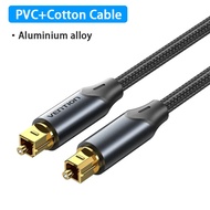 Vention(ฺBAE/BAV) Digital Optical Audio Cable Toslink Gold Plated SPDIF Coaxial(1/1.5/2/3/5เมตร)PVCและสายถัก
