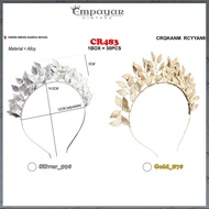 1PC-LEAF JEWELRY HAIRBAND/DIAMOND HAIRBAND/BRIDAL CROWN/CROWN/SILVER GOLD TIARAS CROWN/CR483/CR484/C