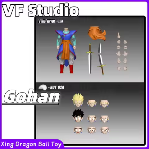 【Pre-sale】VF Studio (VitoForge) Dragon Ball Z SHF Super Saiyan Supreme Kai's Outfit・Gohan 1/12 Actio