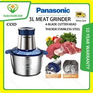 Panasonic Blender Food Processor Meat Grinder 3L Electric Chopper Blender Food blender pengisar dagi