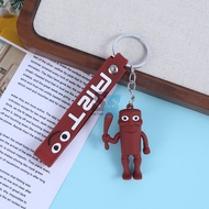 GANTUNGAN ANOMALI BRAINROT Rubber Keychain Anomali Tung Sahur Keychain