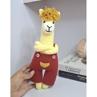 Alpaca Amigurumi Knitted Doll Animal Character Doll/