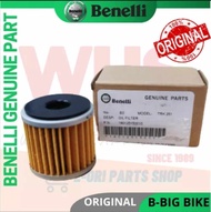 Benelli Tnt25/Trk251/Leocino 250 Original Oil Filter Penapis Minyak Hitam Mforce Original