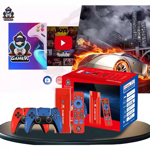 Dual System TV Game Stick G1 3D Retro Video Games Console Android 13.0 28000+games 64G 10K HDR Home 