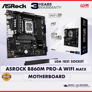 ASROCK B860 PRO-A WIFI LGA1851 ATX MAINBOARD (3Y)