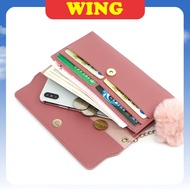 Butterfly Embossed Designer Long Wallet