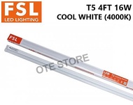 FSL T5 4FT 16W LED FITTING SET WITH BRACKET (COOL WHITE 4000K)