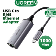 UGREEN USB C Gigabit Ethernet Adapter Aluminum Thunderbolt 3 Network RJ45 LAN Converter 10/100/1000Mbps for MacBook Pro Air 2019 2018 2017, Galaxy S21 S20 S10, XPS 13 15, Surface Book 2 Go, Chromebook