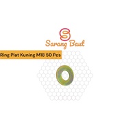 50 Pcs Yellow M18 Plate Washer Plate 18X38 18mm 18mm Bolt 27