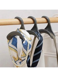 袋子掛鉤衣櫃掛勾手提包帽子圍巾收納架組織者弧形懸掛鉤適用於家庭使用