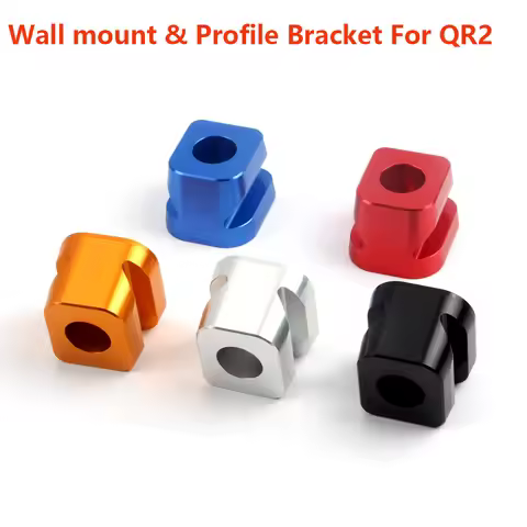 CNC Aluminum Alloy Steering Wheel Wall Mount Bracket for Fanatec QR2 Quick Release Steering Wheel Ho