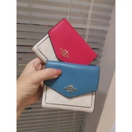 Coach coach coach Wallet Women Short Tri-fold Coin Purse Flap Card Holder Wallet Women 31548