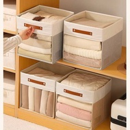 YH FOLDABLE ORGANIZER BOX 33X33CM NON-WOVEN CLOTH STORAGE BOX/ WITH TRANSPARENT WINDOWS MULTIPURPOSE