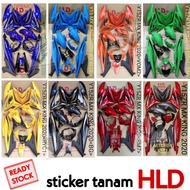 Y15ZR V1/V2 Coverset HLD Sticker Tanam MX King 2020 Cover Set Blue/Yellow/Orange/Red/Matt Grey Red/Green/Sky Blue/Green